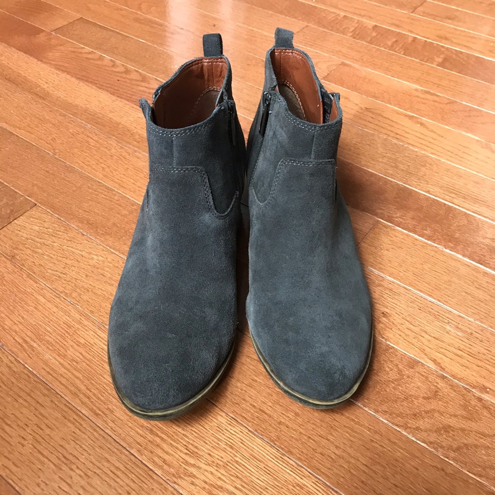 Lucky Brand Basel Booties in Grey